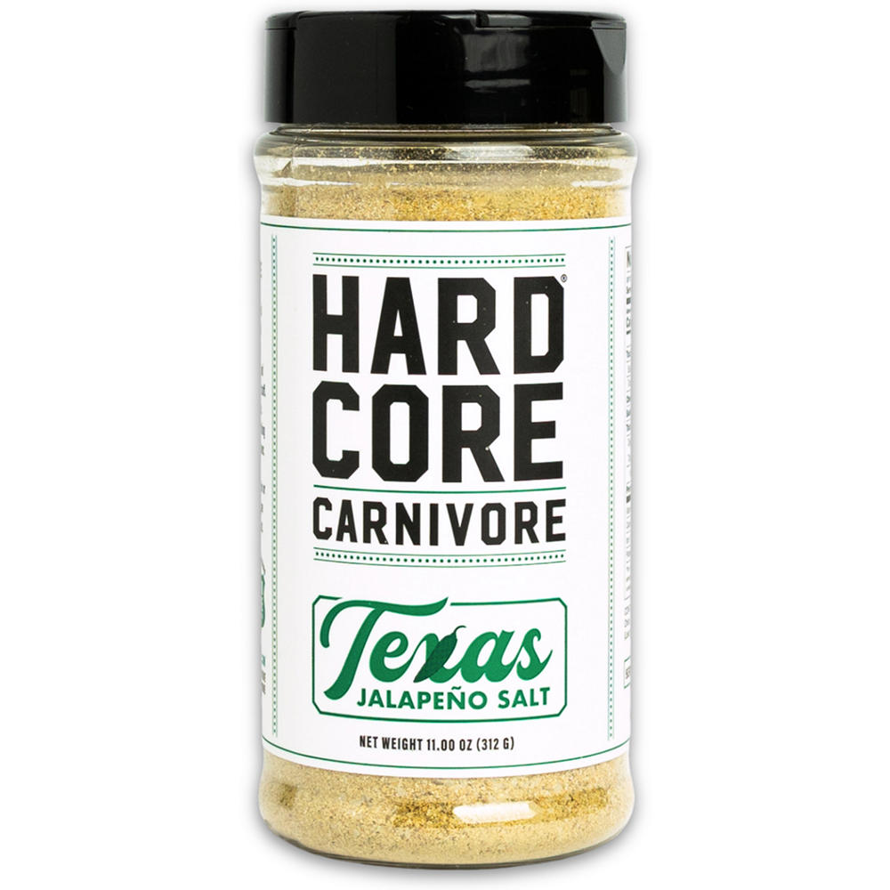 Hardcore Carnivore Texas Jalapeño Salt Seasoning, 11 oz