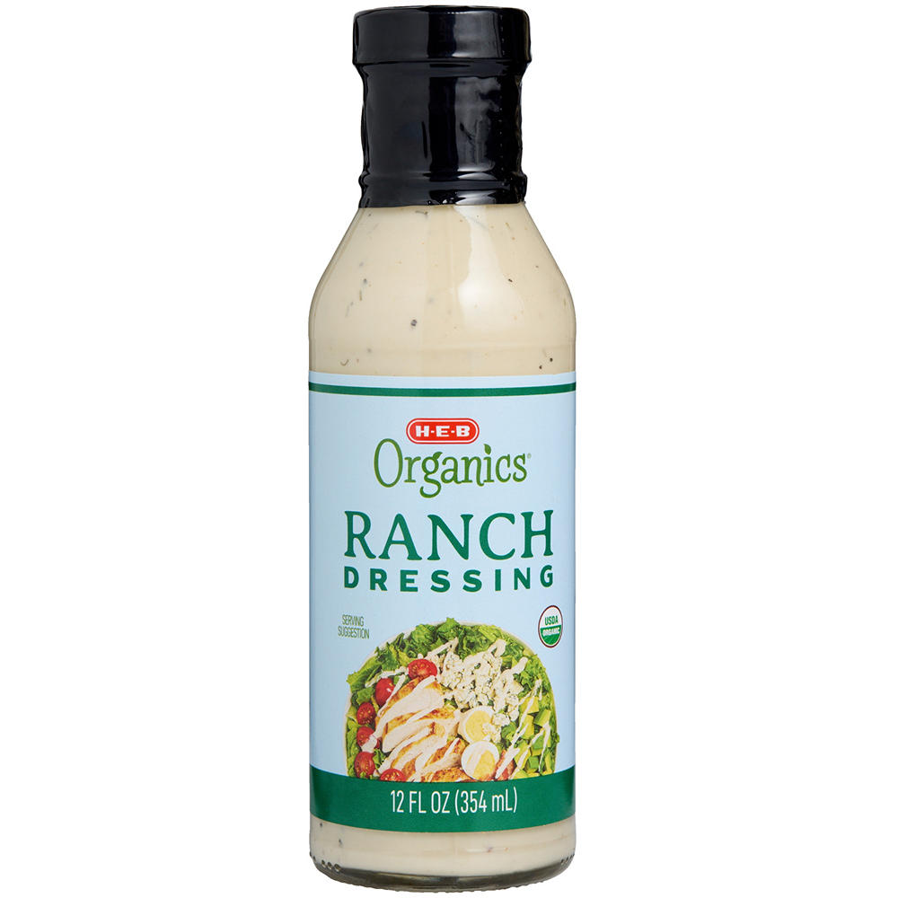 H-E-B Organics Ranch Salad Dressing, 12 oz