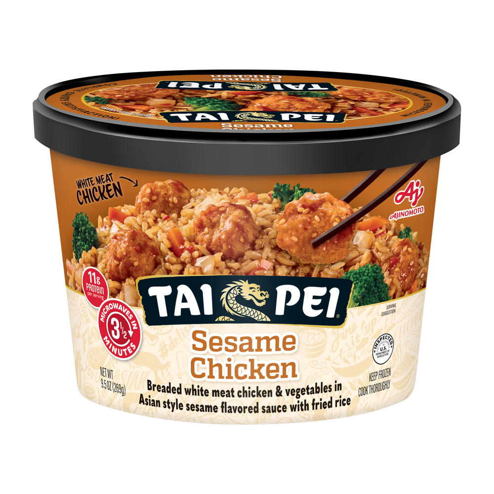 Tai Pei Sesame Chicken Frozen Meal, 9.5 oz