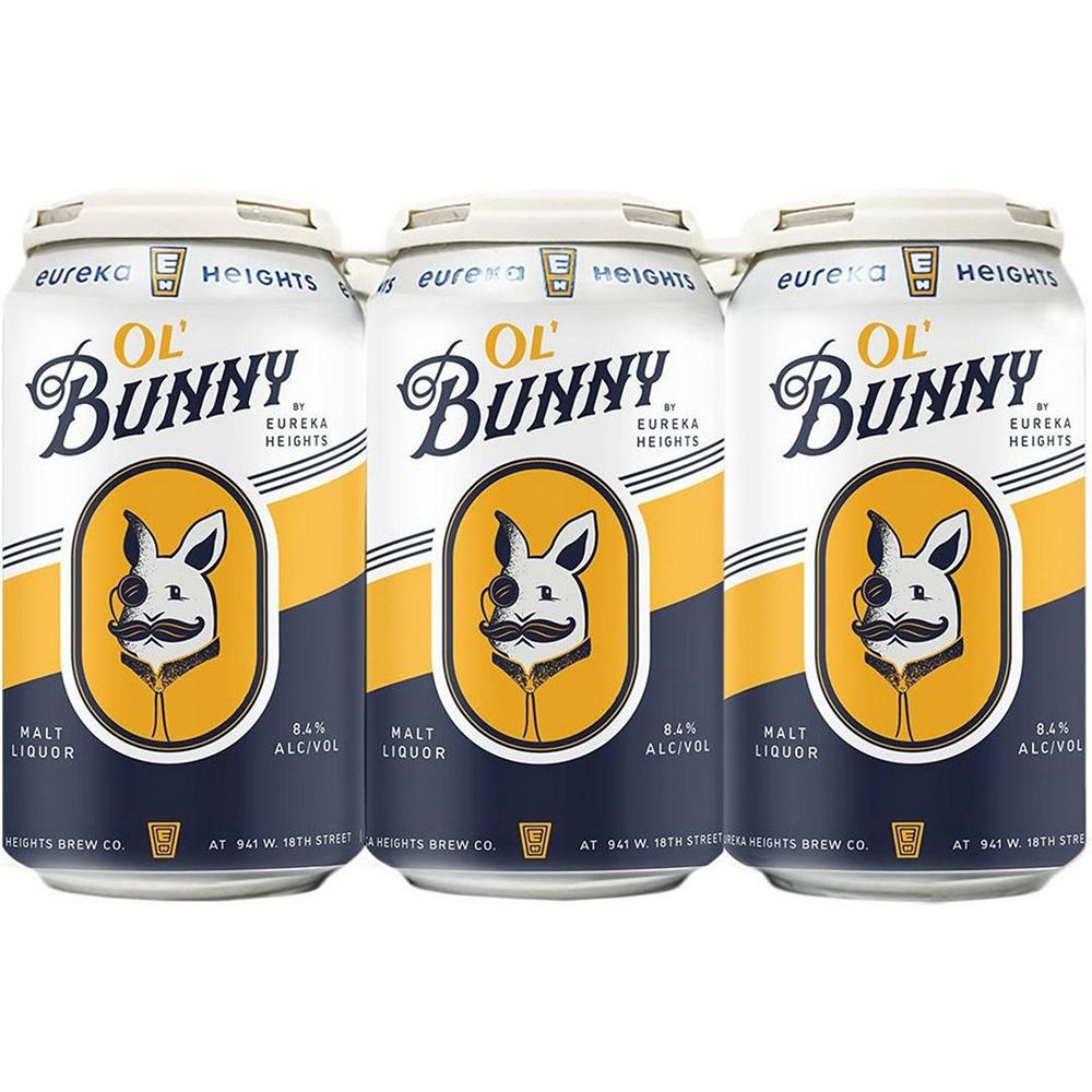 Eureka Heights Ol' Bunny Malt Liqour 6 pk Cans, 12 oz