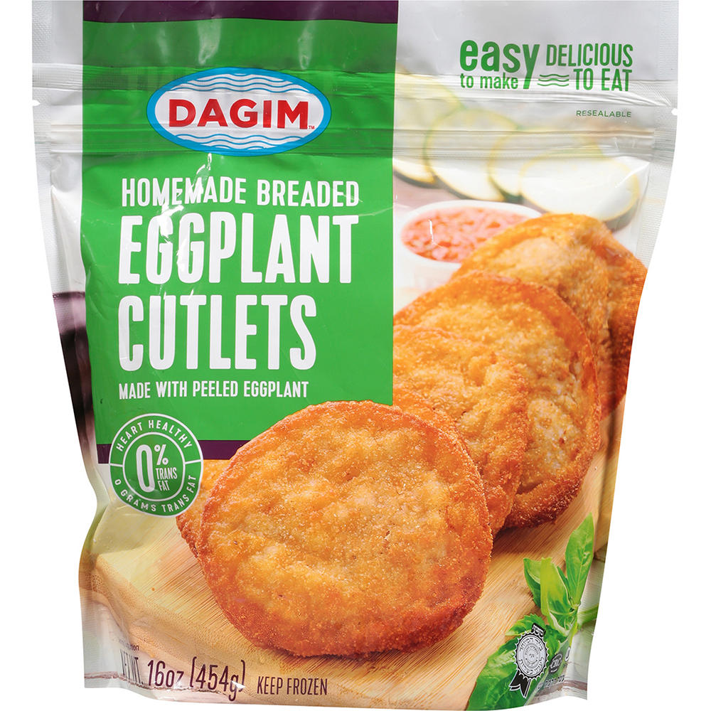 Dagim Kosher Breaded Eggplant Cutlets, 16 oz