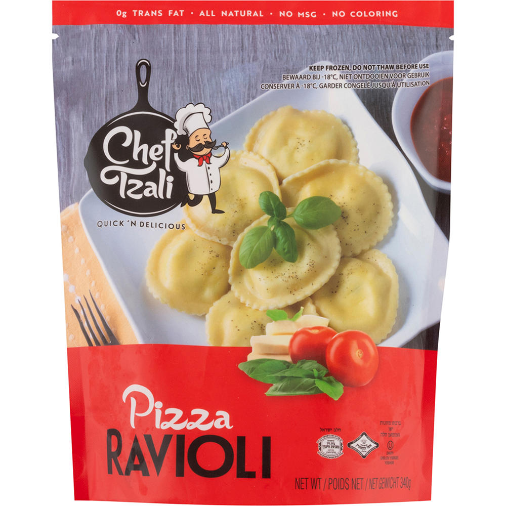 Chef Tzali Kosher Pizza Ravioli, 12 oz