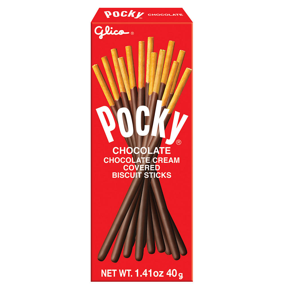 Glico Pocky Chocolate Cream Covered Biscuit Sticks, 1.41 oz