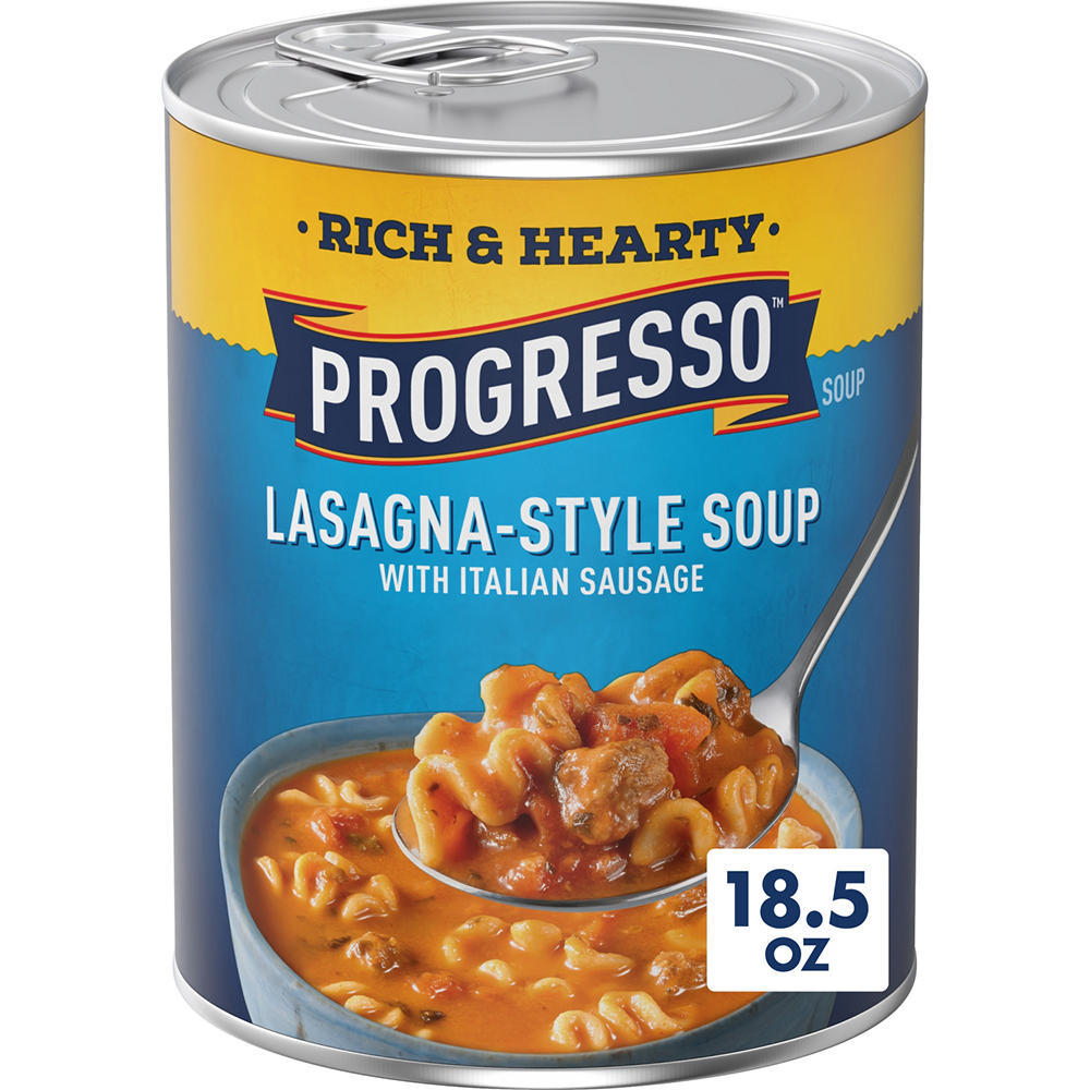 Progresso Lasagna-Style Soup with Italian Sausage, 18.5 oz