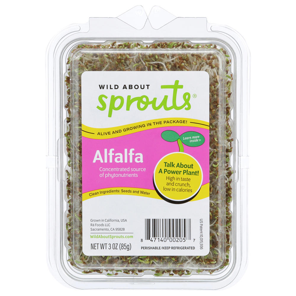 Wild About Sprouts Fresh Alfalfa, 3 oz