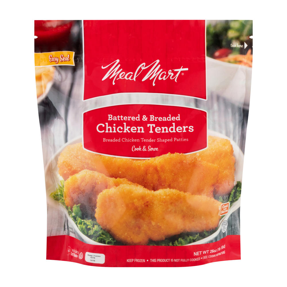 Meal Mart Kosher Battered Breaded Chicken Tenders, 26 oz