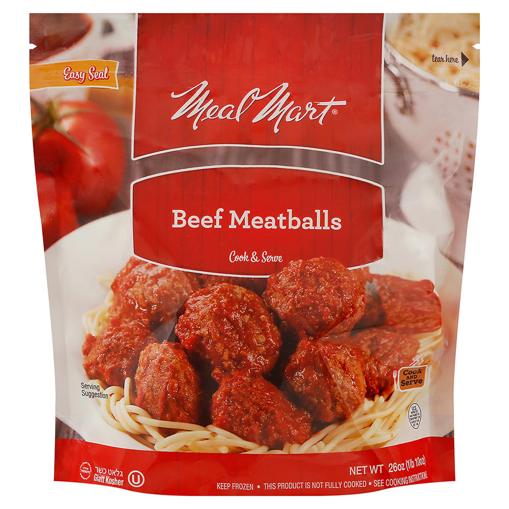 Meal Mart Kosher Beef Meatballs, 26 oz