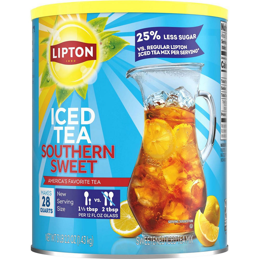 Lipton Southern Sweet Iced Tea Mix, 50.2 oz