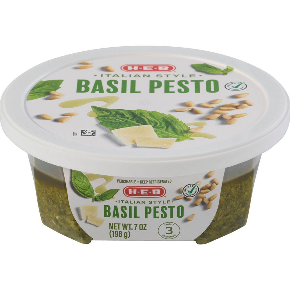 H-E-B Italian Style Basil Pesto Sauce, 7 oz