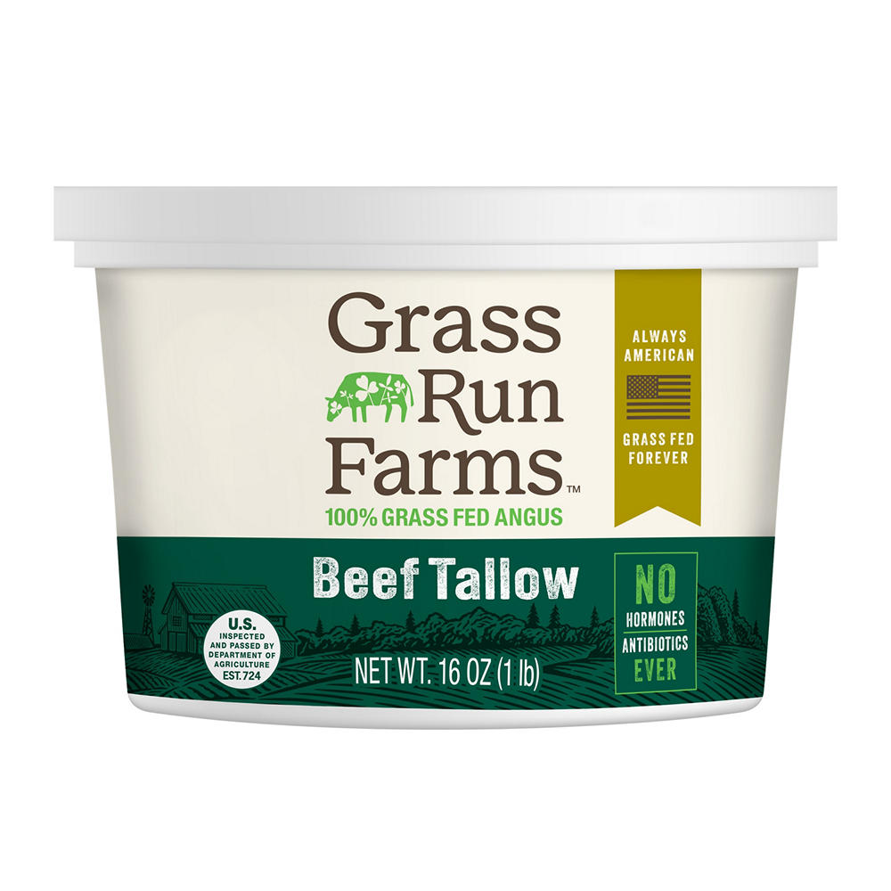 Grass Run Farms Beef Tallow, 16 oz