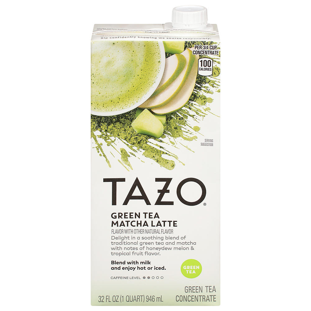 Tazo Green Tea Matcha Latte Concentrate, 32 oz