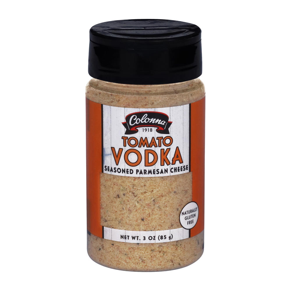 Colonna Tomato Vodka Seasoned Parmesan Cheese, 3 oz