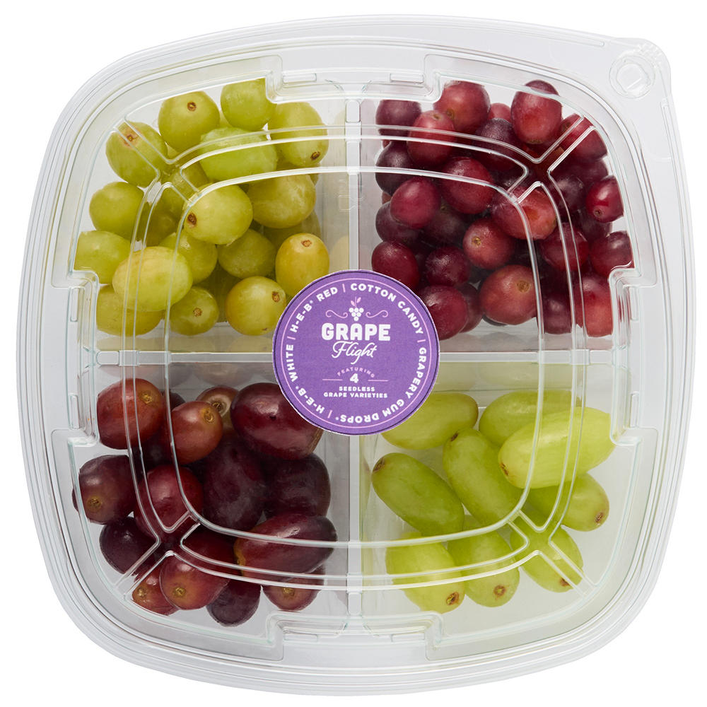H-E-B Ready To Eat Grape Flight - Large, Avg. 1.45 lbs