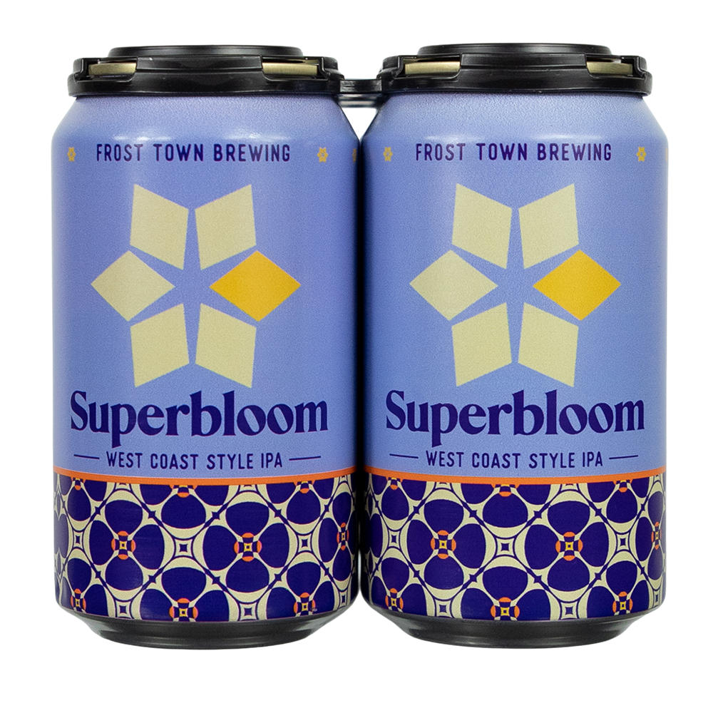 Frost Town Brewing Superbloom West Coast IPA 6 pk Cans, 12 oz