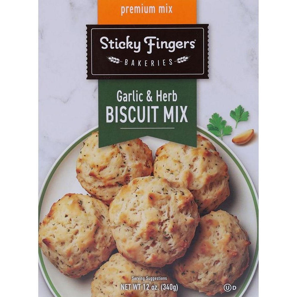 Sticky Fingers Garlic & Herb Biscuit Mix, 12 oz