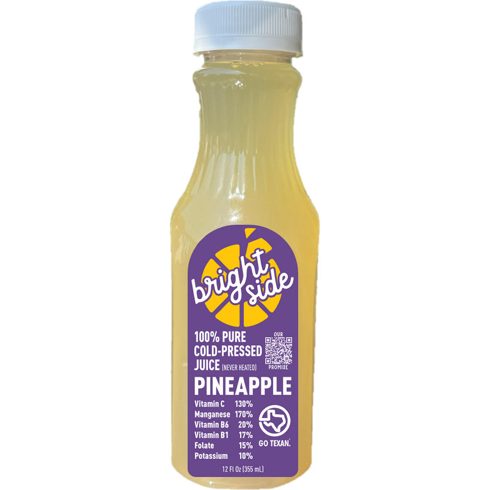 Bright Side Pineapple Juice, 12 fl oz