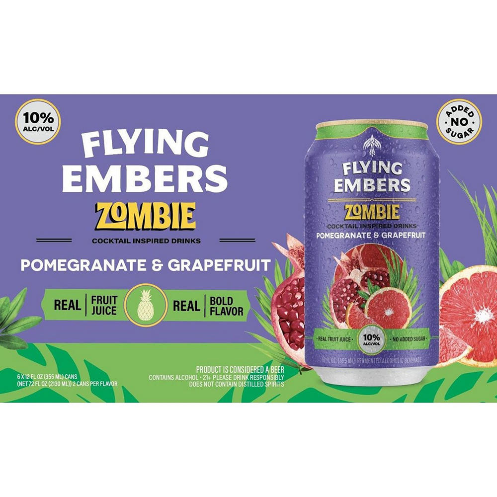 Flying Embers Zombie Cocktail 6 pk Cans, 12 oz