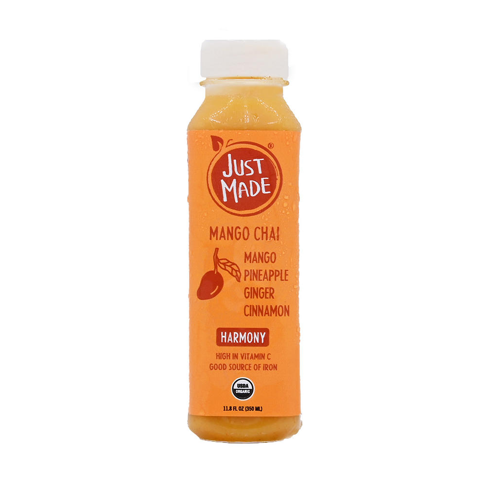 Just Made Mango Chai Cold Pressed Juice, 11.8 fl oz