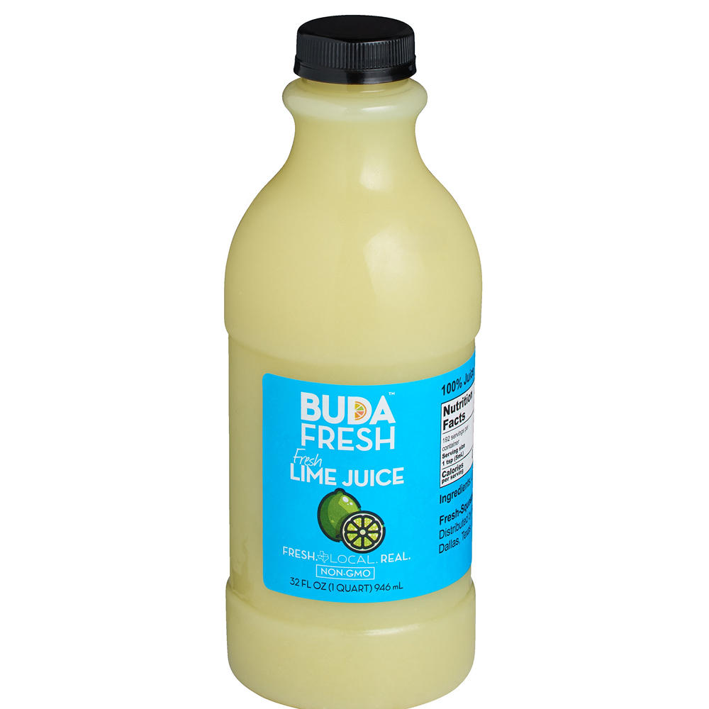 Buda Juice Fresh Lime Juice, 32 fl oz