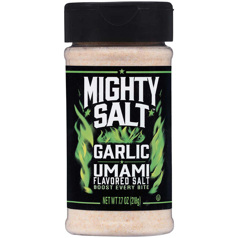 Mighty Salt Garlic Umami Flavored Salt, 7.7 oz