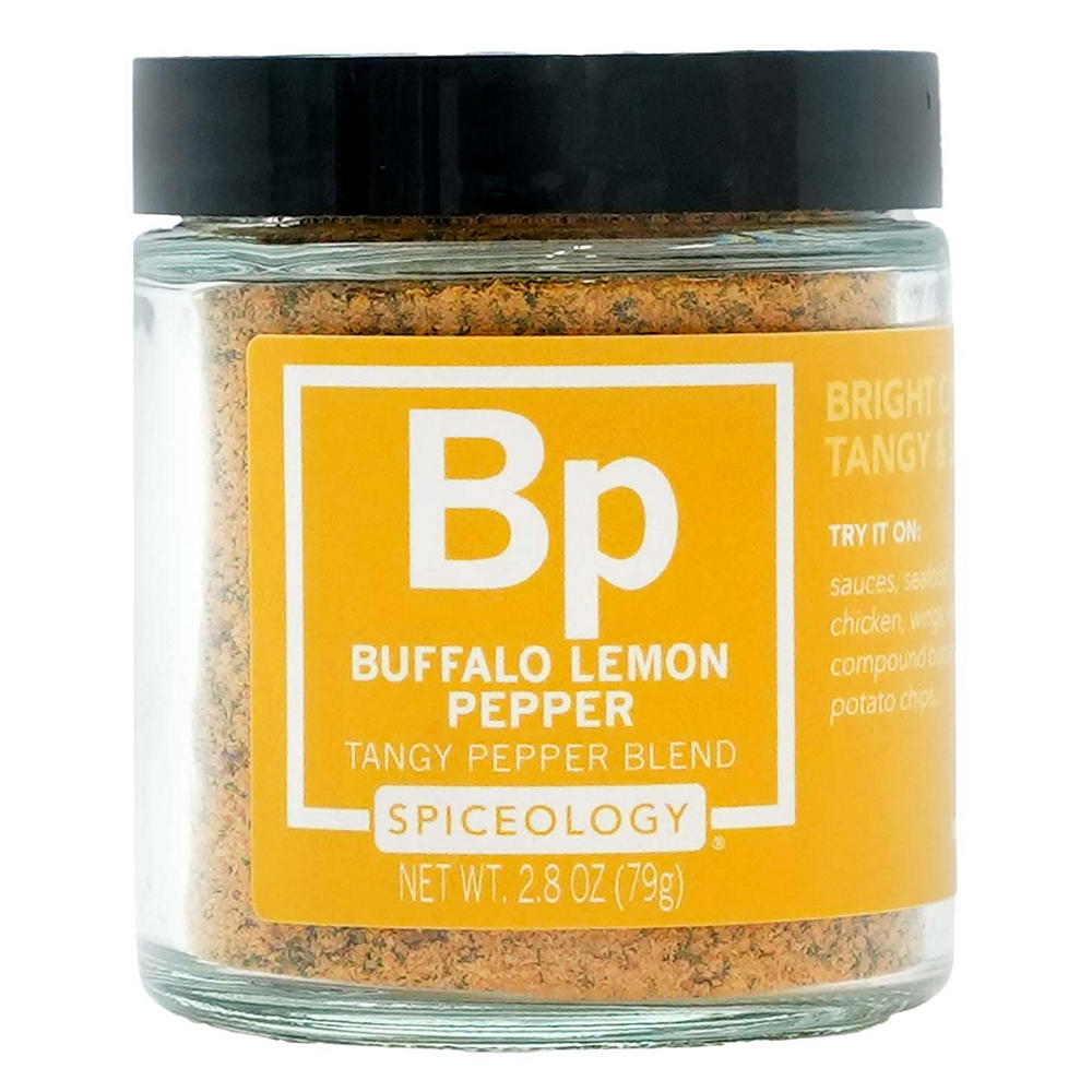 Spiceology Buffalo Lemon Pepper Seasoning, 2.8 oz