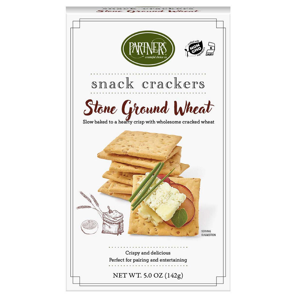 Partners Stone Ground Wheat Snack Crackers, 5 oz