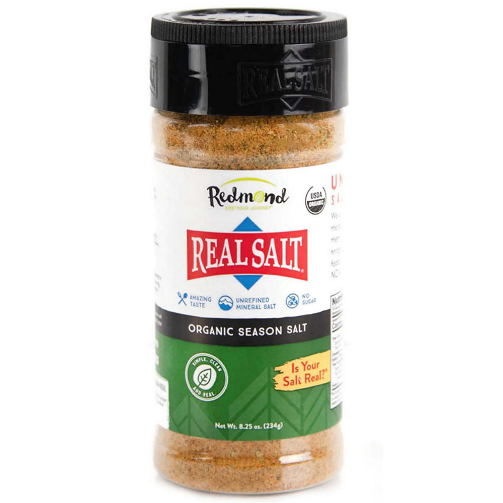 Redmond Real Salt Organic Season Salt, 8.25 oz