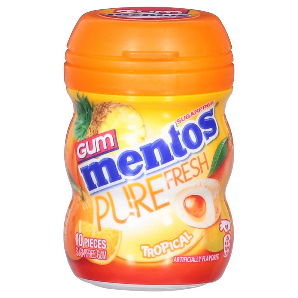 Mentos Pure Fresh Tropical Nano Gum, 10 pc