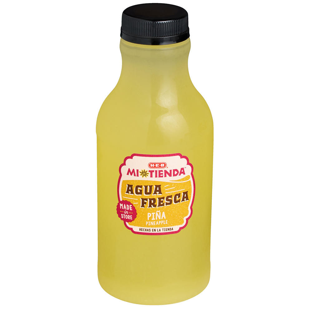H-E-B Mi Tienda Agua Fresca - Pineapple (Piña), 16 fl oz
