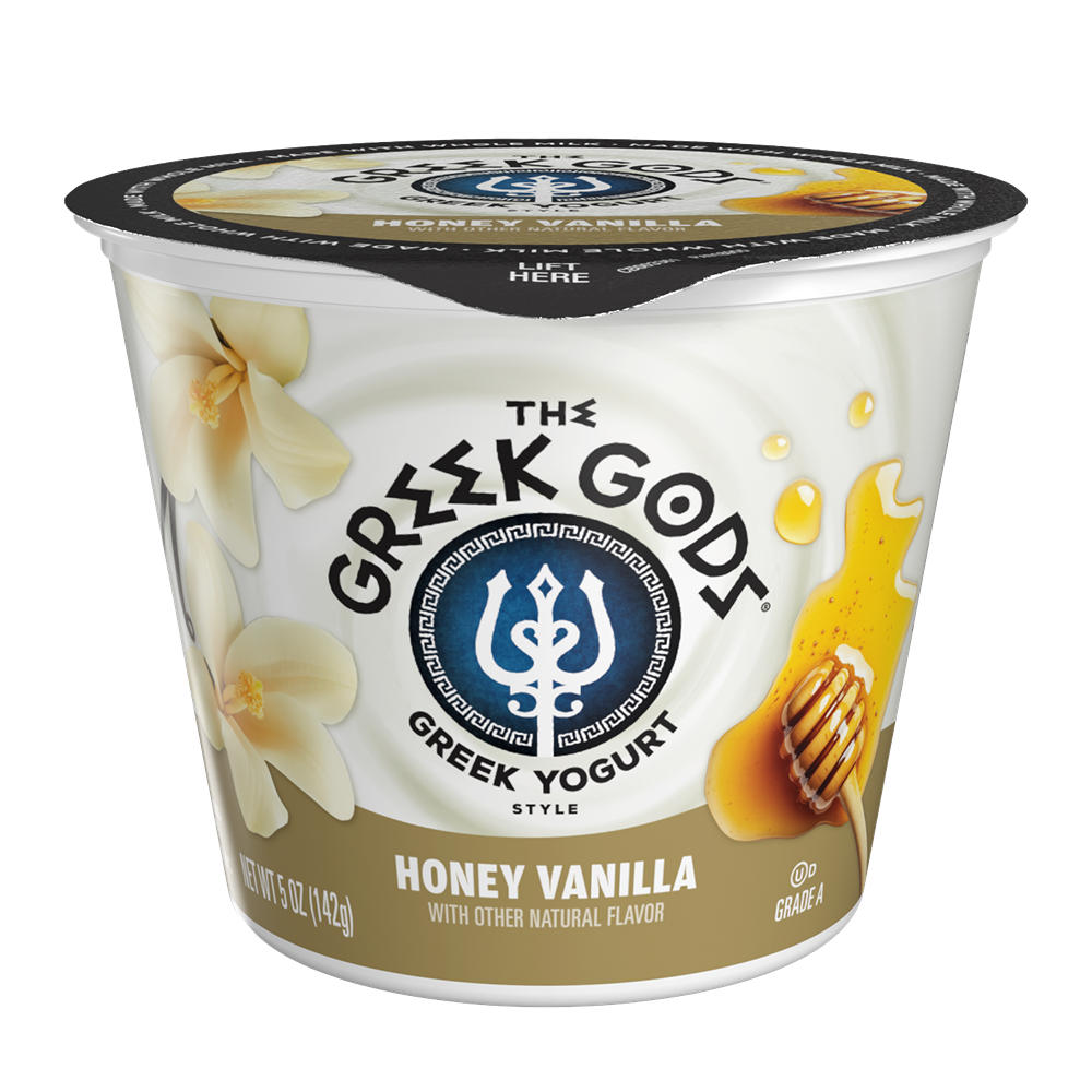 The Greek Gods Honey Vanilla Greek Yogurt, 5 oz