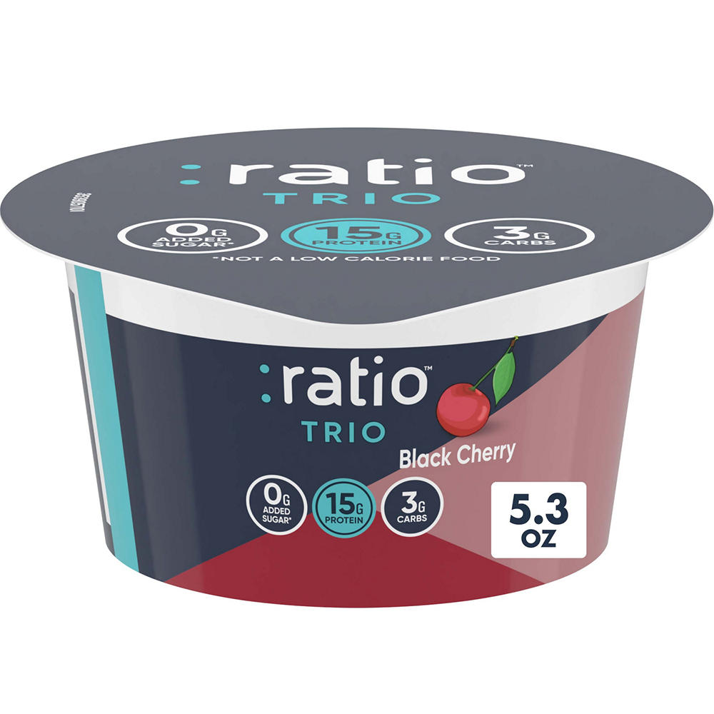 :ratio Trio 15g Protein Black Cherry Dairy Snack, 5.3 oz