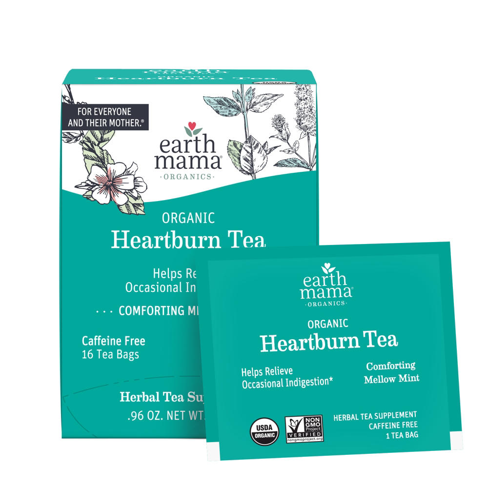 Earth Mama Organic Heartburn Tea, 16 ct
