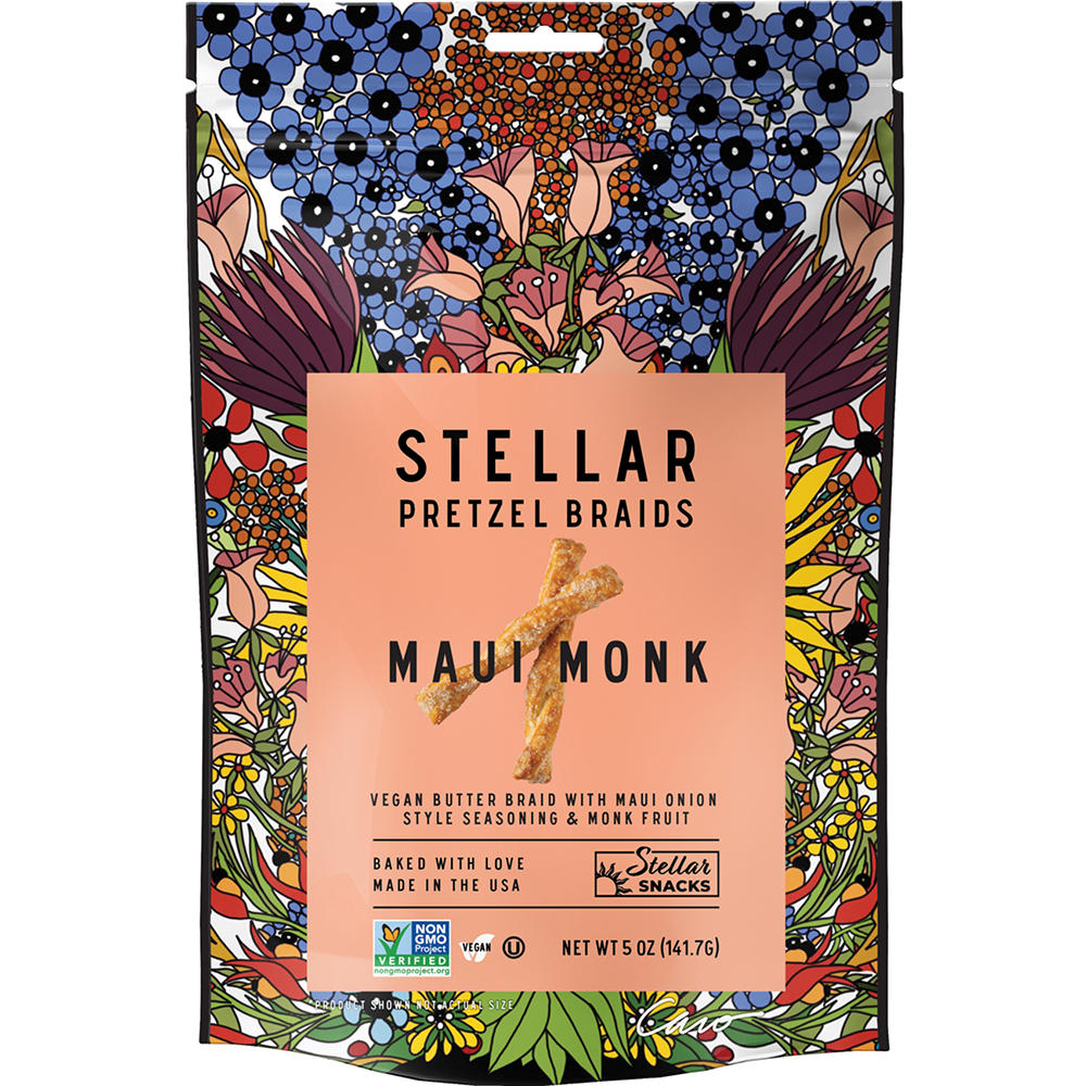 Stellar Snacks Maui Monk Pretzel Braids, 5 oz