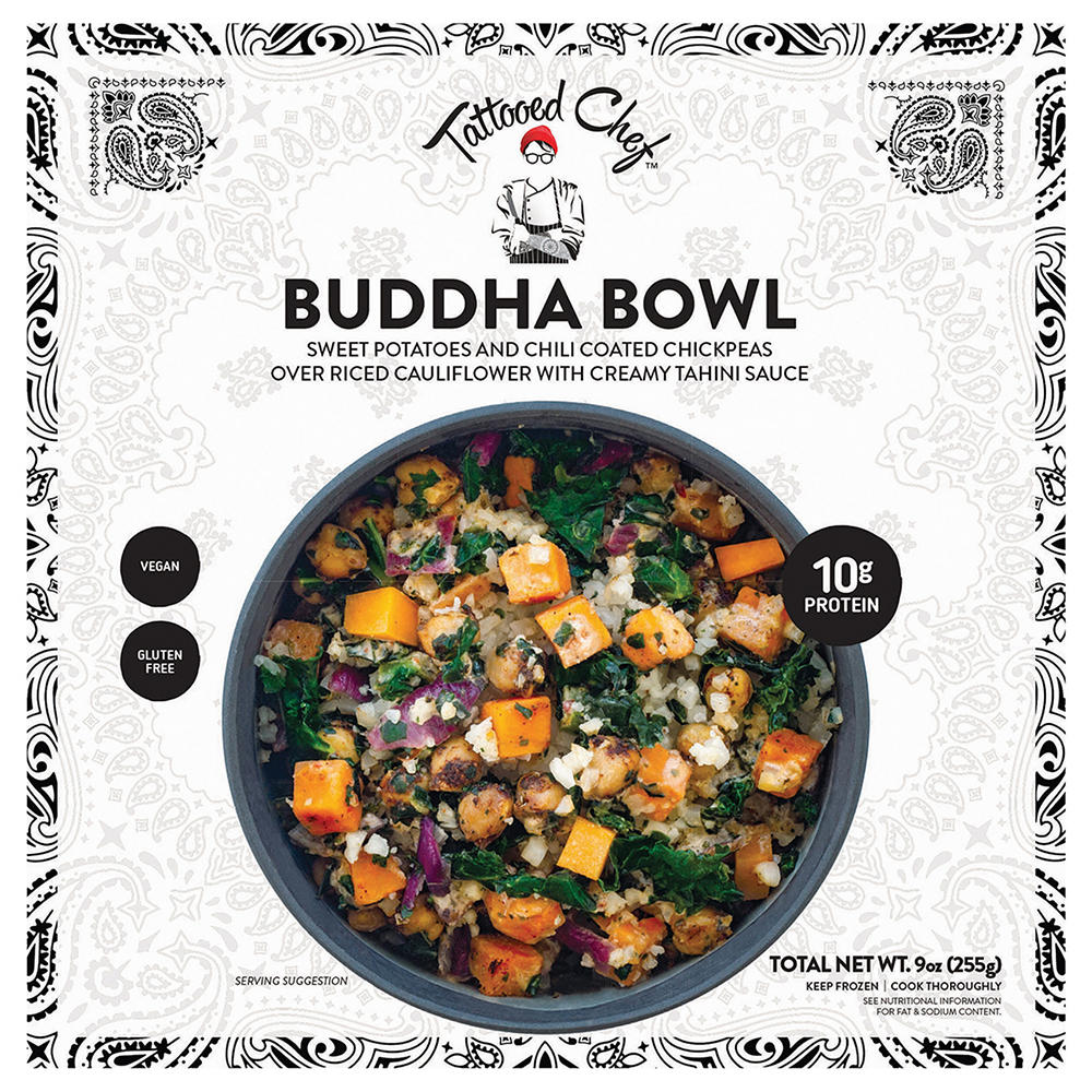 Tattooed Chef 10g Protein Vegan Buddha Bowl, 9 oz