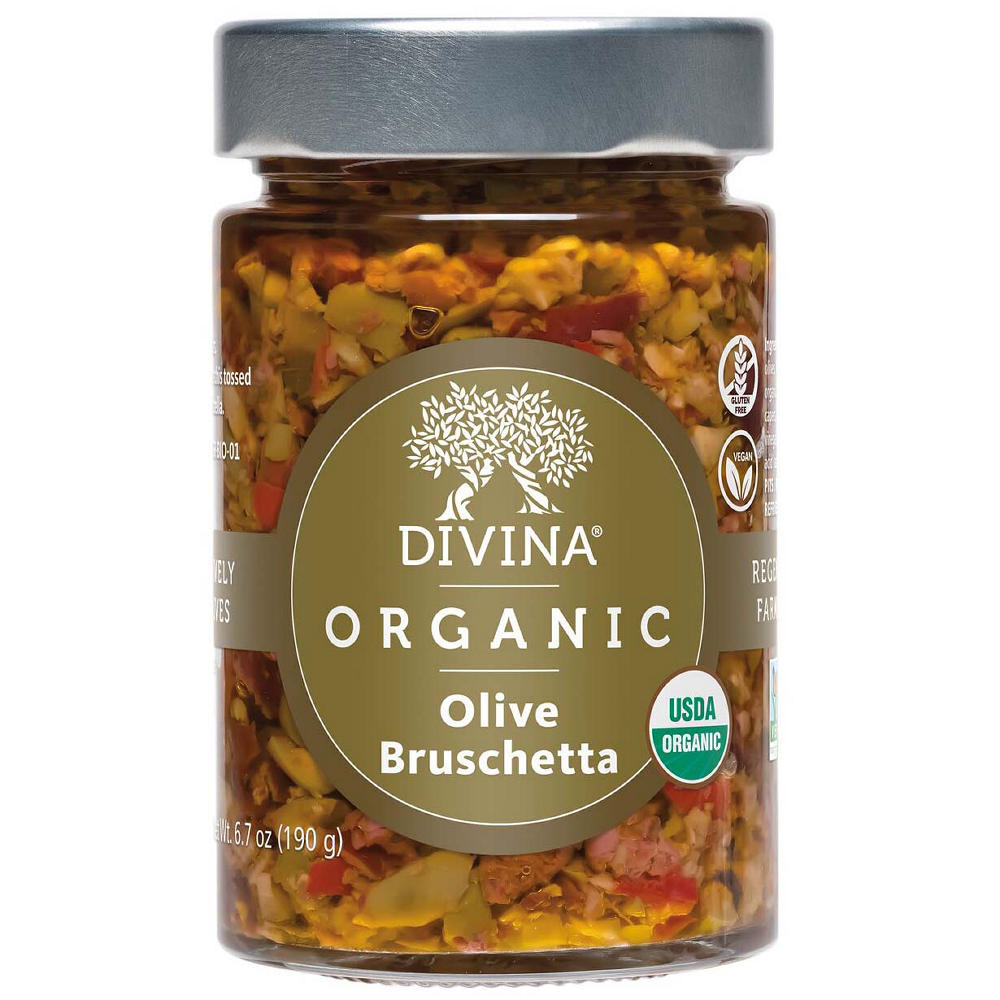 Divina Organic Olive Bruschetta, 6.7 oz