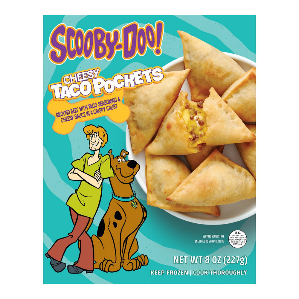 Scooby-Doo Cheesy Taco Pockets, 8 oz