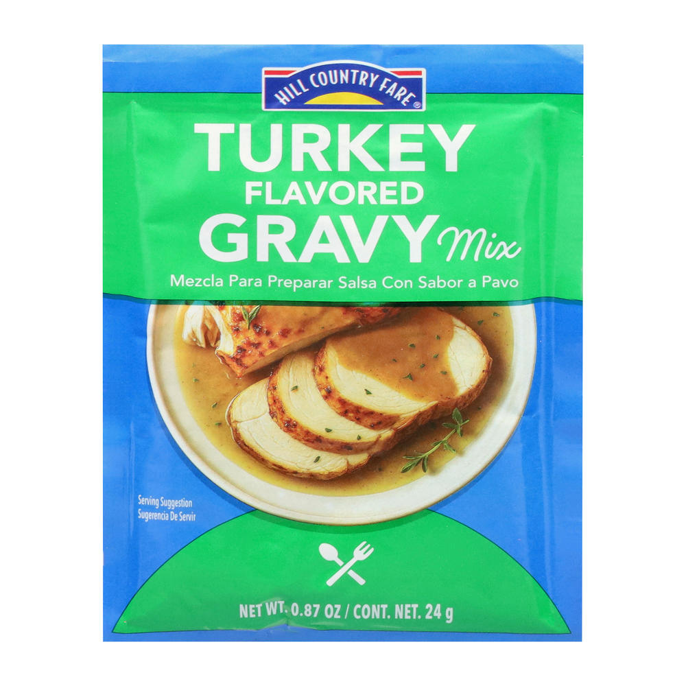 Hill Country Fare Turkey Gravy Mix, 0.87 oz