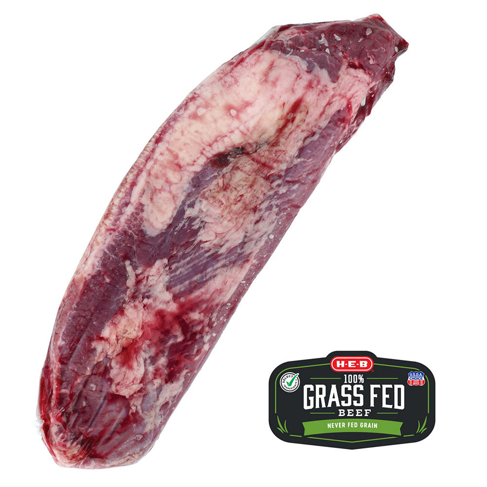 H-E-B Grass Fed Beef Trimmed Split Brisket  - USDA Choice, Avg. 8.0 lbs