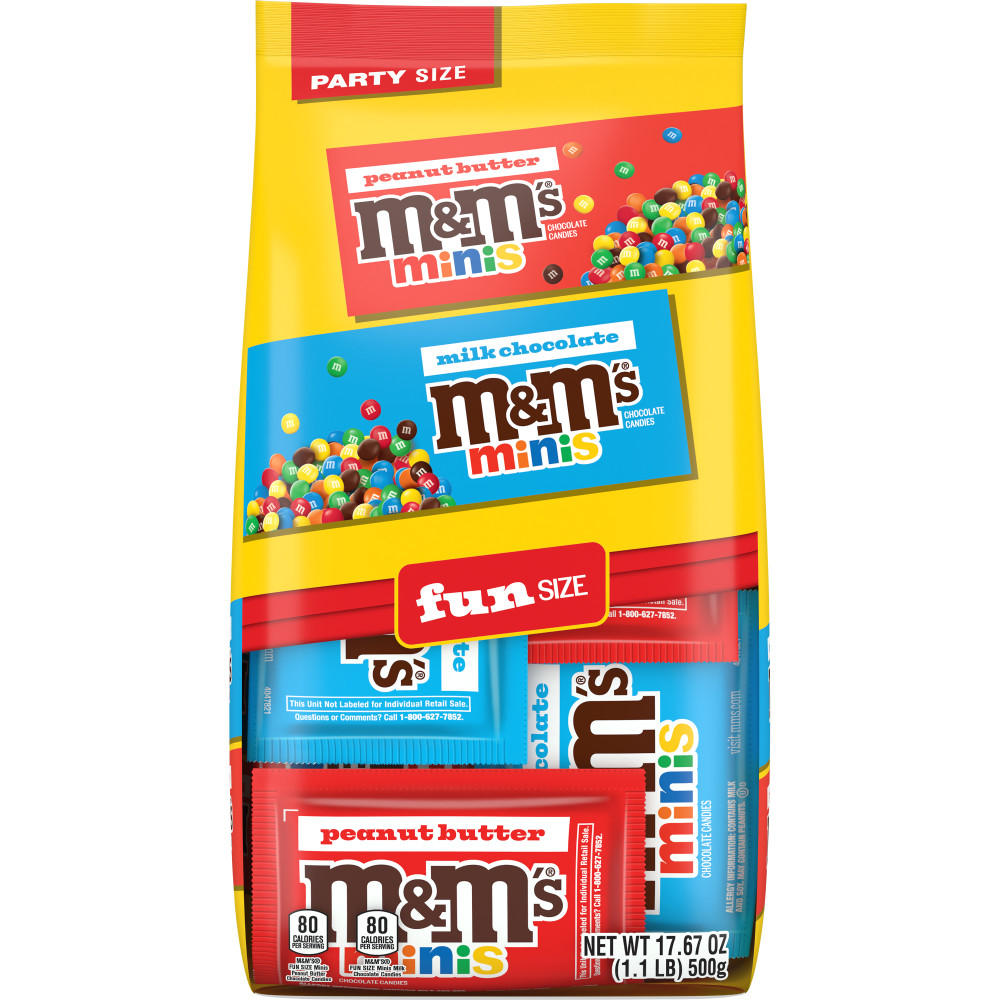 M&M'S Minis Fun Size Mixed - Party Bag, 17.67 oz