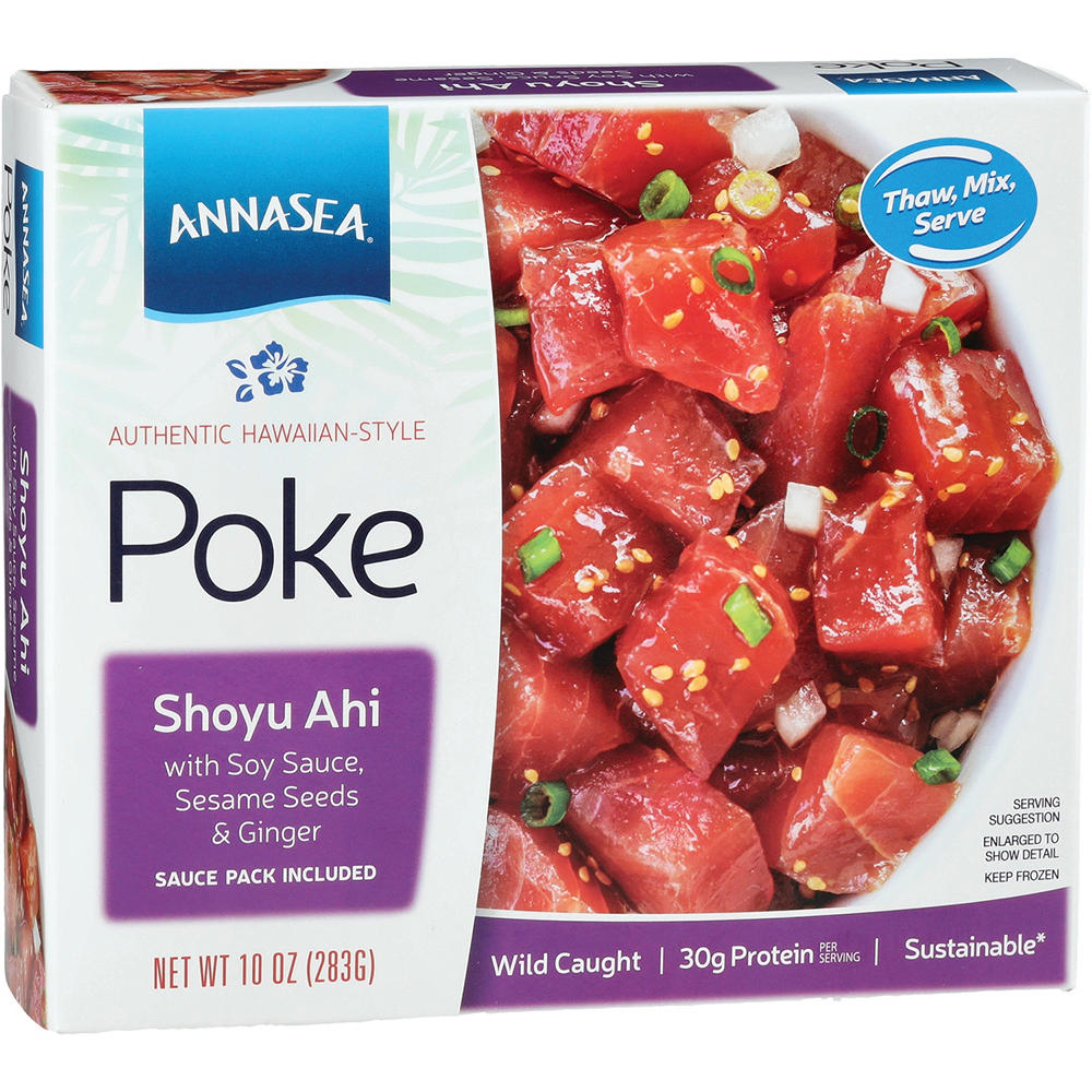 Annasea Hawaiian-Style Shoyu Ahi Poke Kit, 10 oz