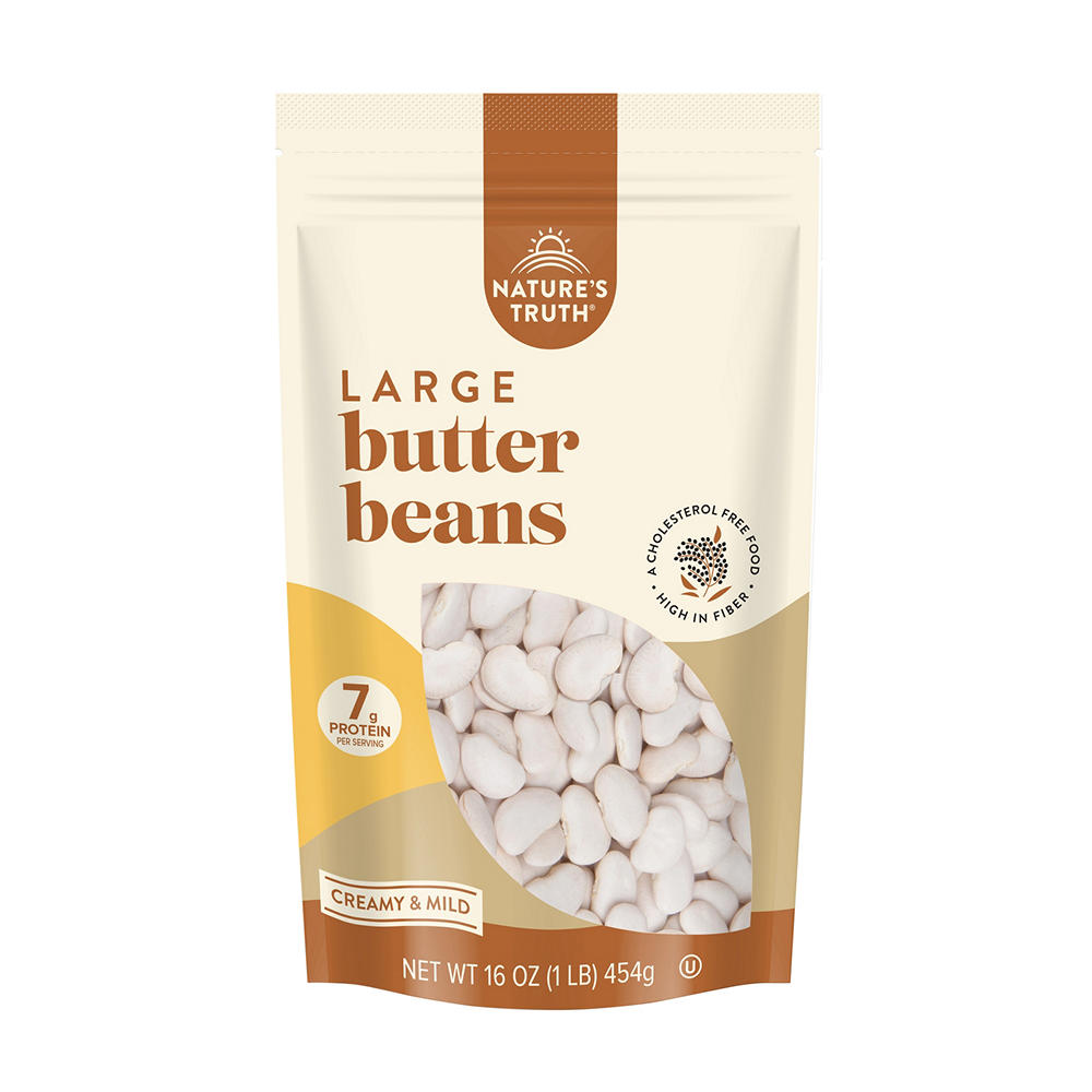 Nature's Truth Large Butter Beans, 16 oz