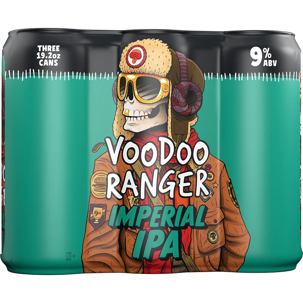 New Belgium Voodoo Ranger Imperial IPA 3 pk Cans, 19.2 oz