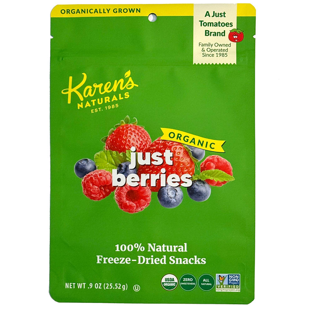 Karen's Naturals Just Berries Freeze Dried Berries, 1 oz