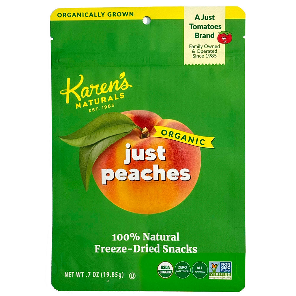 Karen's Naturals Just Peaches Freeze Dried Peaches, 2 oz