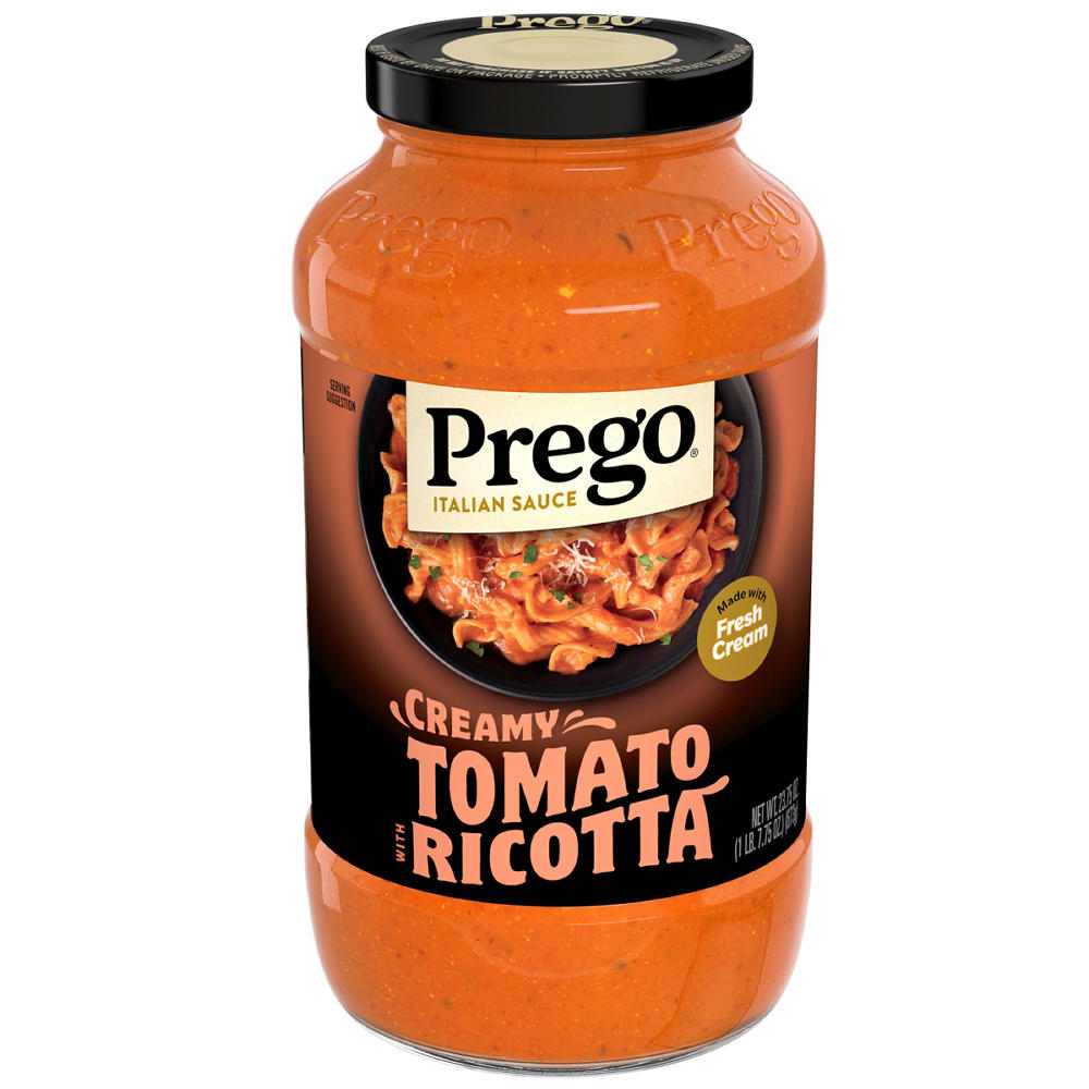 Prego Creamy Tomato Ricotta Pasta Sauce, 23.75 oz