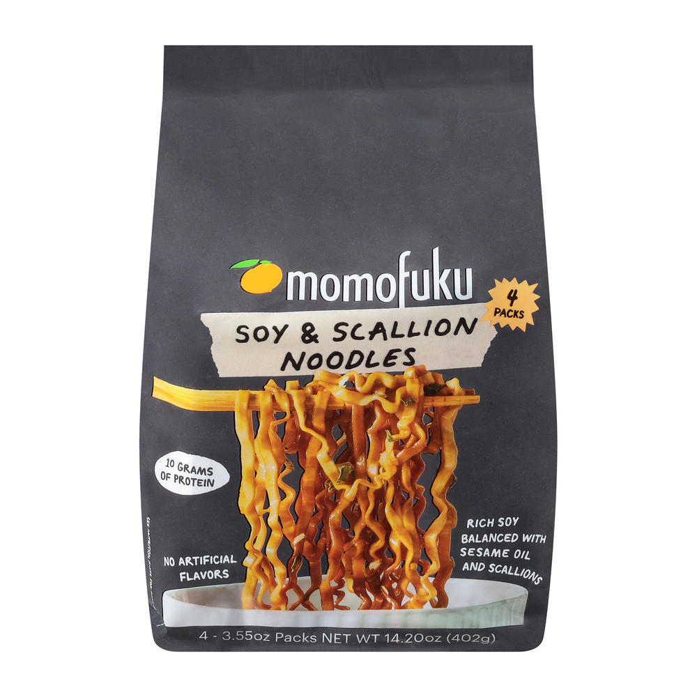 Momofuku 10g Protein Soy & Scallion Noodle Packs, 4 ct