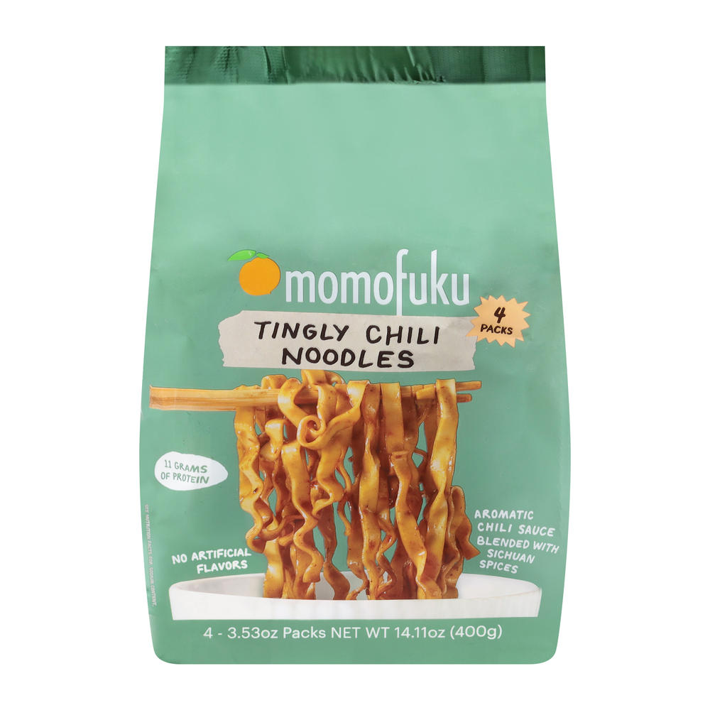 Momofuku 11g Protein Tingly Chili Noodles Packs, 4 ct