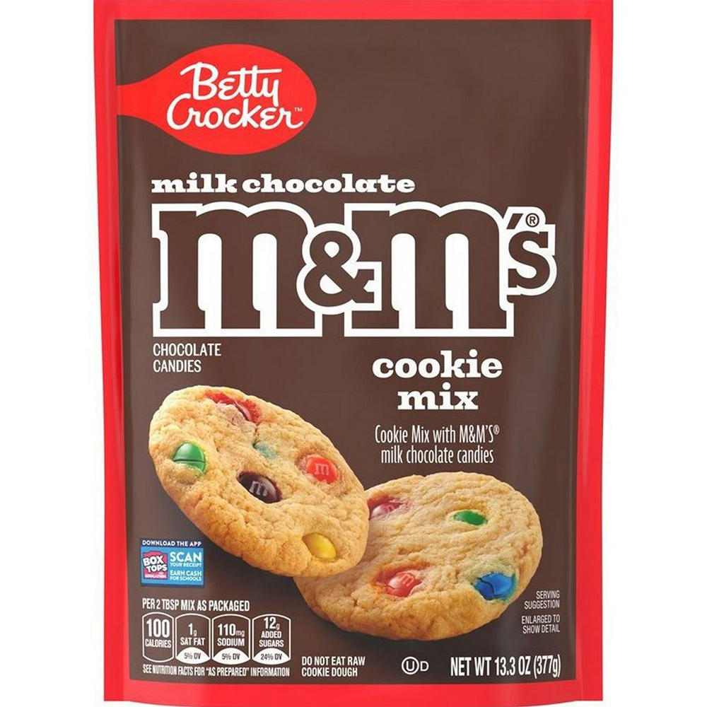 Betty Crocker Milk Chocolate M&M's Cookie Mix, 13.3 oz