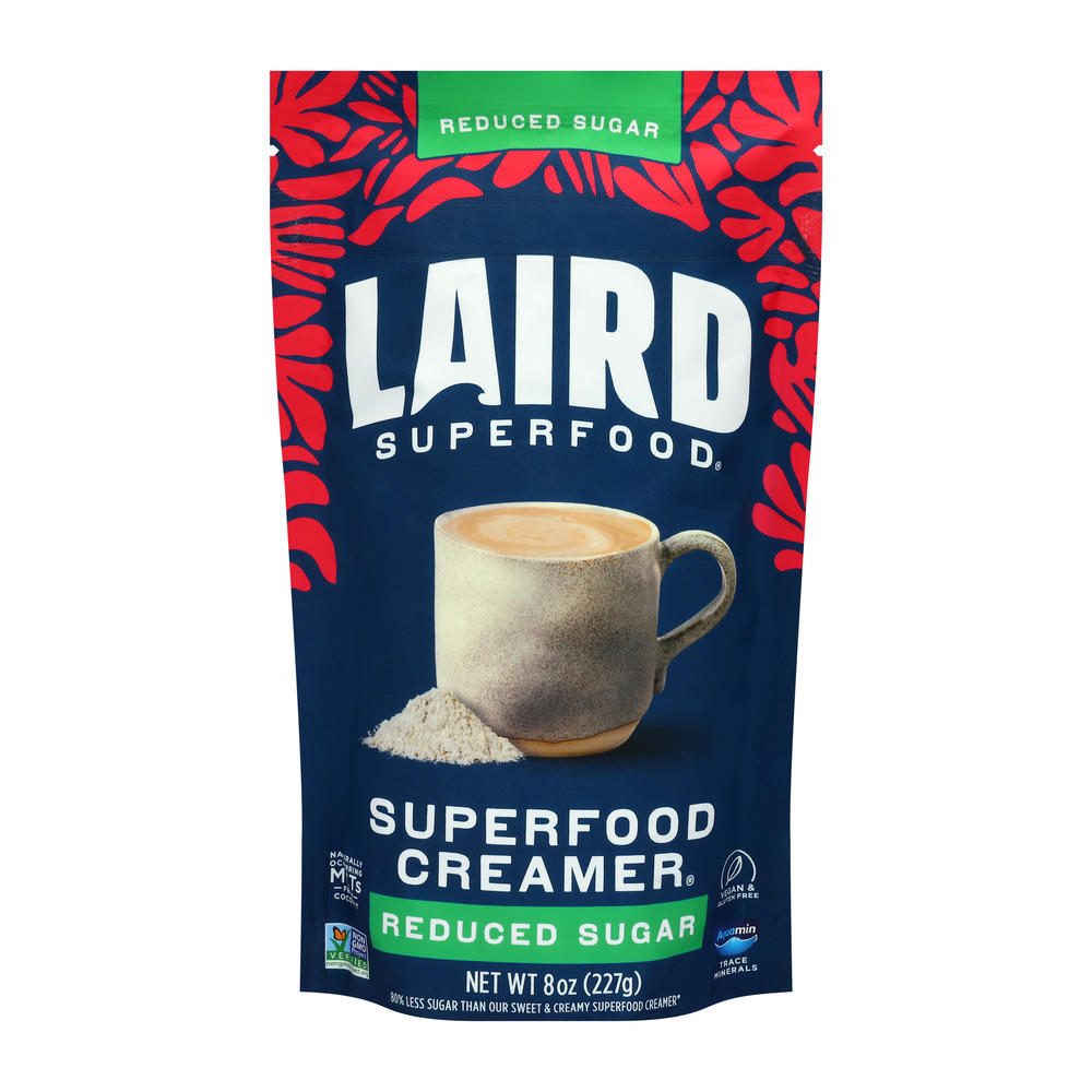 Laird Superfood Reduced Sugar Creamer, 8 oz