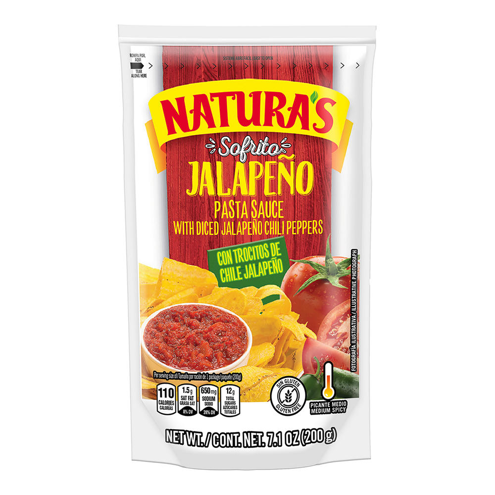 Natura's Sofrito Jalapeño Sauce, 7.1 oz